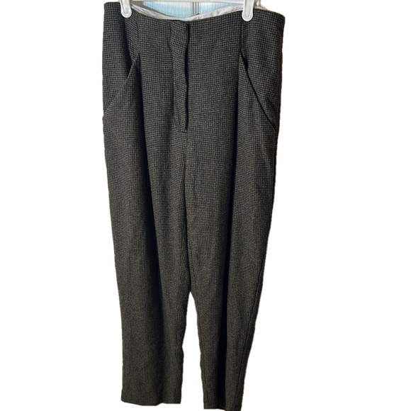 Wilfred Classic Black and Grey Houndstooth Wool Pants size 8 - Picture 2 of 10